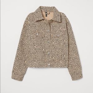 Cheetah Print Trucker Jacket